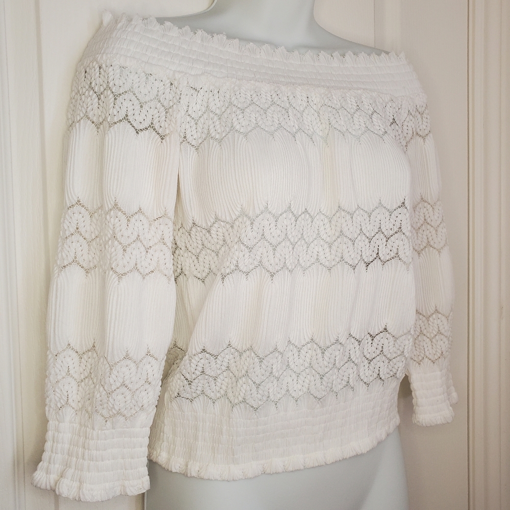 Dynamite Off Shoulder Ruffle Blouse - Picture 4 of 7